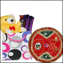 "Fancy Thali with chocos - Click here to View more details about this Product